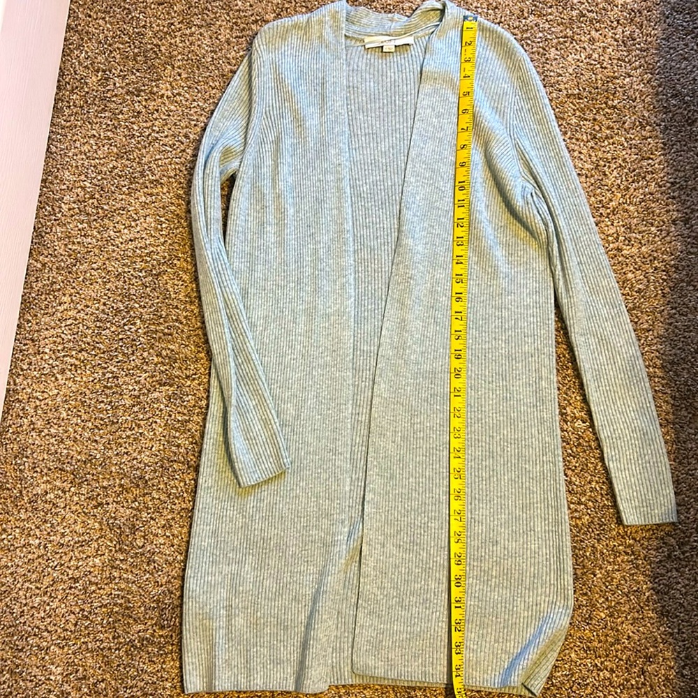 Light blue, long Loft sweater
